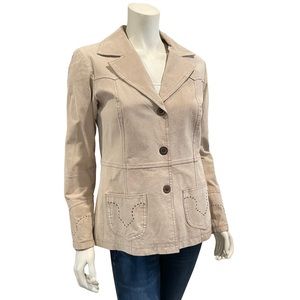 Vintage Suede Western Blazer